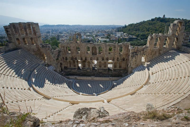 Akropolis: Das Odeon der Herodos Attleus