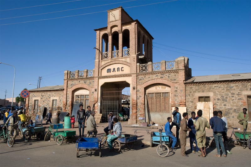 Der Recycling-Markt von Asmara