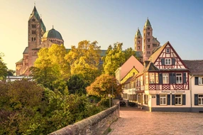 Sonnenaufgang, Speyer, herbst