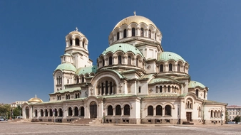 Bulgaria, alexander, architecture, attraction, blue, building, bulgarian, capital, cathedral, christian, christianity, church, city, cross, culture, day, dome, eastern, europe, european, exterior, faith, famous, golden, history, icon, landmark, monument, nevski, nevsky, ornament, orthodox, religion, religious, saint, shape, sight, sky, sofia, temple, tourism, tourist, tower, tradition, traditional, travel