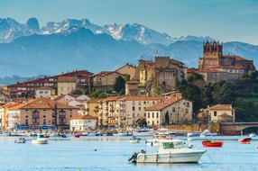 Coastline, Mediterranean, Scenery, barquera, beautiful, boat, boats, cantabria, cantabrian, coast, colorful, fisherman, fishing, harbor, landmark, landscape, maritime, mountain, mountains, nature, old, san, santander, scenic, sea, spain, spanish, tourism, town, traditional, travel, vicente, view