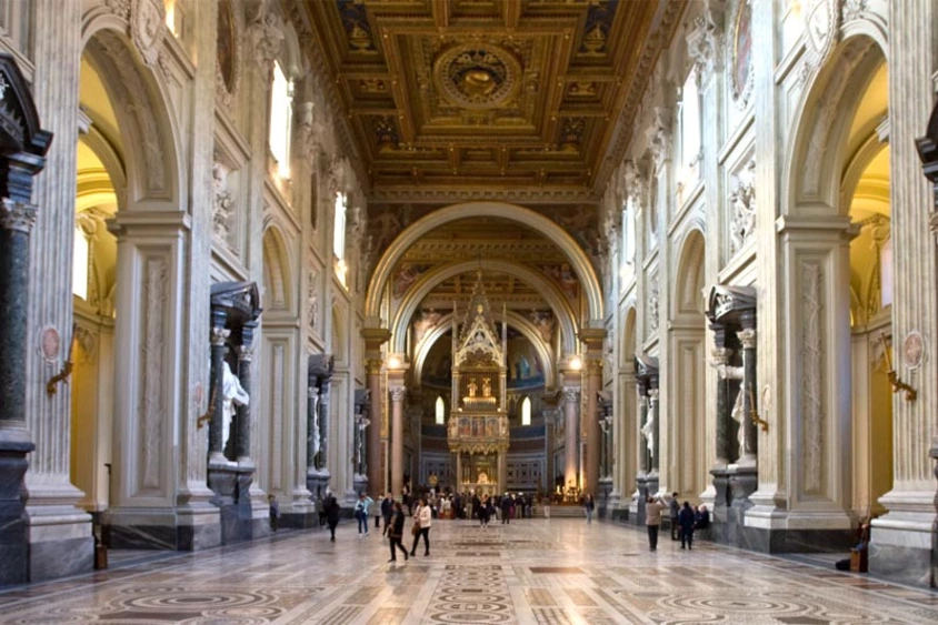 San Giovanni in Laterano, der Bischofskirche Roms, "Mutter und Haupt aller Kirchen der Stadt"