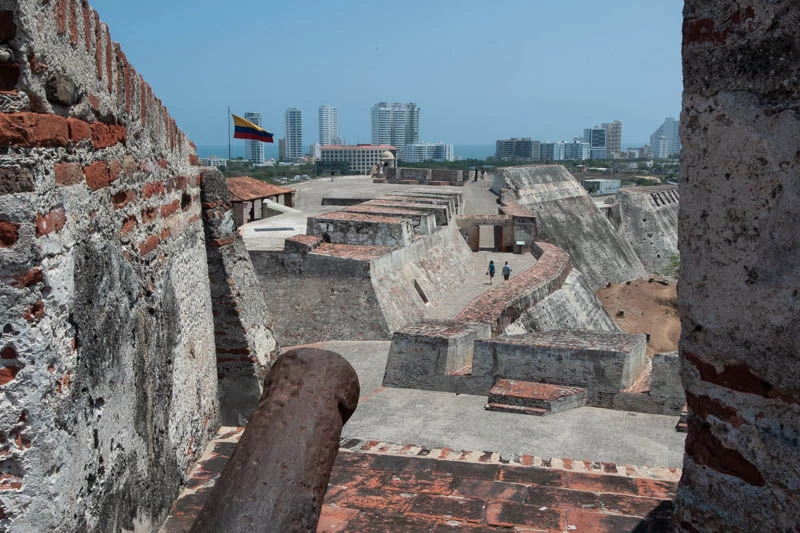 Die spanische Festung in Cartagena aus dem 16. bis 18. Jh.