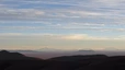 Erster Blck auf die Ebene des Salzsees von Uyuni