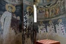Alte Wandmalerei im Kloster Studenica aus dem 12. Jh, UNESCO Welterbe