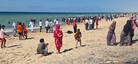 Somaliland: Strandabschnitt am Golf von Aden bei Berbera an einem Feiertag