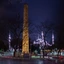 Der Obelisk des Theodosius auf dem Platz des einstigen Hippodroms mit der Blauen Moschee