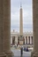 Der unbestriftete Obelisk aus Alexandria auf dem Petersplatz, der seit fast 2000 Jahren in Rom steht.