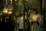 Jerusalem, Grabeskirche: Liturgiefeier am Salbungsstein