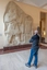 Archäologisches Museum Istanbul:  die Abformung des Felsrelief von İvriz.  Das 4,2 mal 2,4 Meter große Bildnis stammt aus der Hälfte des 8. v. Chr.  und zeigt Warpalas, einen Königs des spätluwischen Kleinstaates König von Tyana.