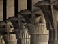 Philae-Tempel: Palmensäulen-Kapitelle