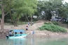 Der offizielle Grenzübergang Corozal am Usumacinta Fluß von Mexiko nach Guatemala