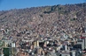Blick auf La Paz von der Seilbahn