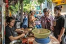 Spaziergang in der Altstadt und dem Französisches Viertel von Hanoi.