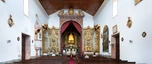 Prächtiger Altar in der Kirche von Sao Jorge