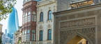 Im alten Stadtteil von Baku