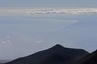 Blick vom Gipfel des Ätna bis in den Südosten Siziliens