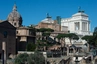 Rom, Blick vom Forum Romanum auf den Kapitolshügel mit dem Monument Monumento Vittorio Emanuele II.