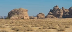 Die Ausgrabungsstätte von Madain Saleh der antiken Nabatäerstadt Hegra, Areal 4: Die Gräber von Jabal Ahmar