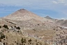 Blick auf den Cerro Rico, den Silberberg, der Potosi durch sein Silber- und Zinnvorkommen im 17 Jh. zu einer der größten Städte der Welt machte.