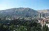 Blick auf Damaskus mit Hausberg im Hintergrund