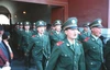 Peking - Tian-An-Men-Platz: Soldaten ziehen in die Kaserne
