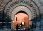 Das schöne Stadttor Bab Agnaou in Marrakesch