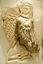 Historisches Museum Taschkent: Vogel mit Frauenkopf, Dekoratives Element eines Palastes, Zeit ???