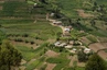 Uganda: wunderbare fruchtbare Landschaft im ugandisch-ruandischen Grenzgebiet