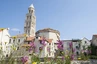 Split - Blick auf die Rückseite der Kathedrale Sveti Duje und den Glockenturm