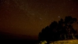 Sternenhimmel mit Milchstraße im Simiengebirge