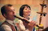 Kurische Nehrung: Musikgruppe mit historischen Instrumenten