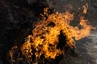 Absheron-Halbinsel: Yanar Dag, der sog. brennende Berg