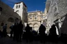 Jerusalem: Eingang der Grabeskirche