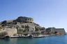 Die Festung der kleinen Felseninsel von Spinalonga