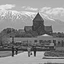 Blick von Etschmiadsin auf das Araratmassiv