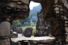 Palenque - Blick vom Palast auf die Kreuztempel