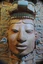 Palenque Museum - Priesterfigur die an den Tempelausenwänden angebracht war