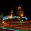 Tiflis - Blick auf die Metechi-Kirche und das Reiterstandbild