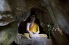 Buddha in der Höhle von Tham Jang