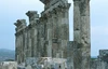 Apameia: die gredrehten Säulen im Süden der Anlage
