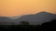 Berge am Horizont beim Hlane Nationalpark in Swaziland