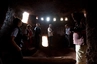 Lalibela: In der Bet Merkurios, dem gleichnamigen Reiterheiligen früher einmal ein Gefängnis
