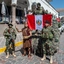 Cusco, Plaza Regocijo, Feierlichkeiten zum Nationalfeiertag